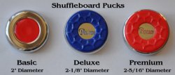 Pucks / Weights for Shuffleboard Tables