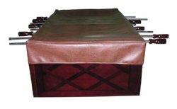 Foosball Table Cover in Brown